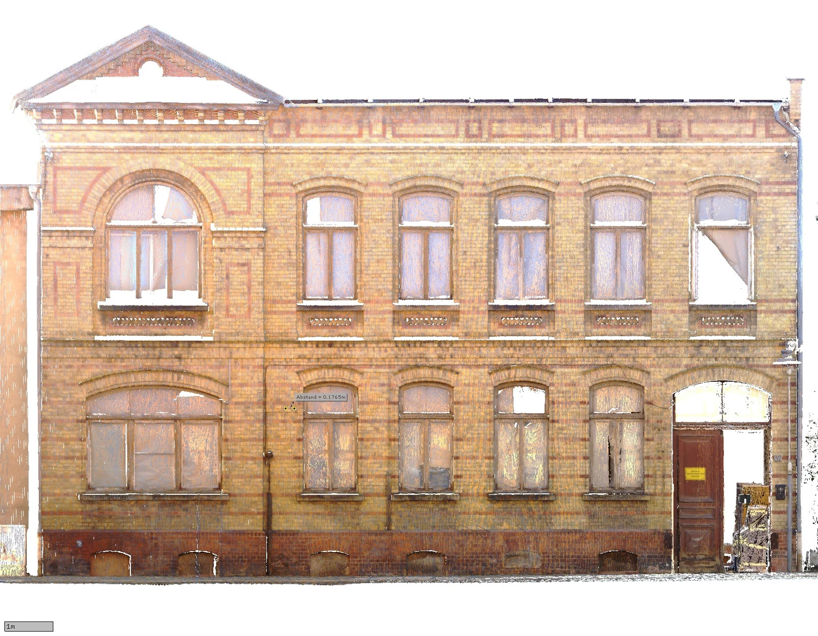 Historische Fassade aus der Denkmaldokumentation